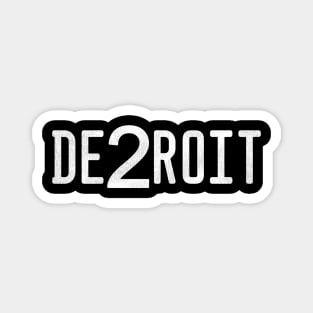 DE2ROIT *Detroiters* Magnet