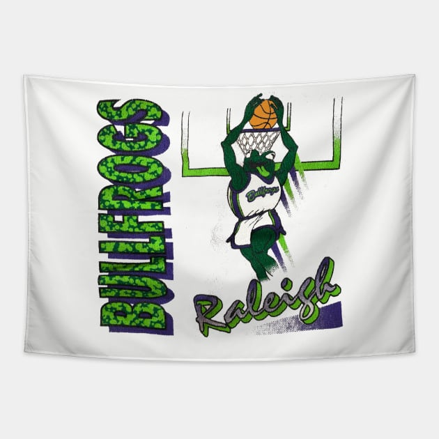 Raleigh bullfrogs Tapestry by complerin