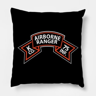 K Co 75th Infantry (Ranger) Scroll Pillow