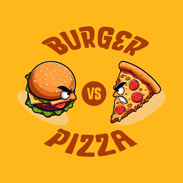 Burger vs Pizza - The Ultimate Showdown by TeeHeeFun