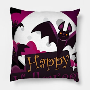 Halloween Bats Pillow