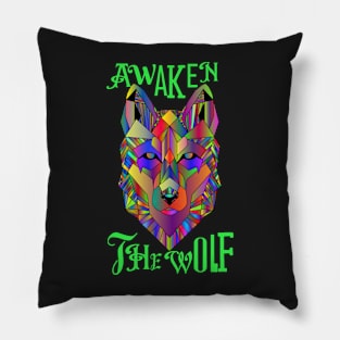 AWAKEN THE WOLF, Spectrum Pillow