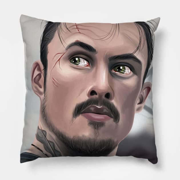 The Last Kingdom Sihtric Pillow by OCDVampire