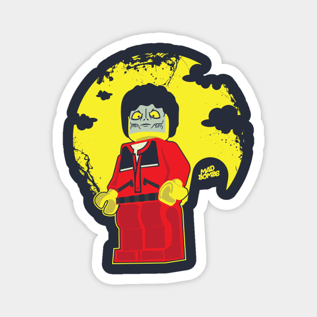 King Of Thriller Magnet by MADBOMBS