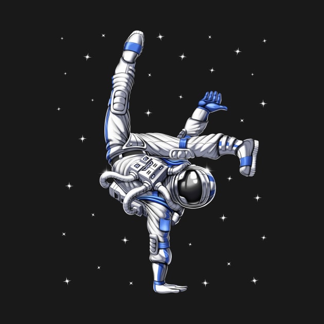 Astronaut Capoeira Dancer by underheaven