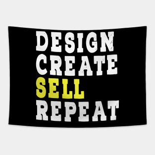 Online Business Content Creators Design Create Sell Repeat Tapestry