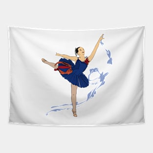 Ballet dancer Tapestry