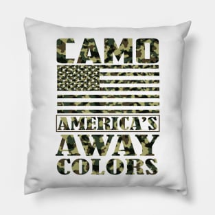 Camo - America's Away Colors Pillow