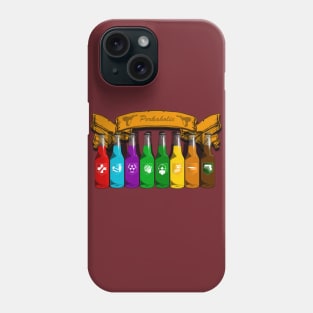 Zombie Perks Top Shelf Perkaholic on Maroon Phone Case