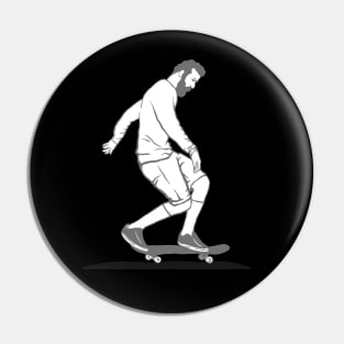 Skateboarder Pin