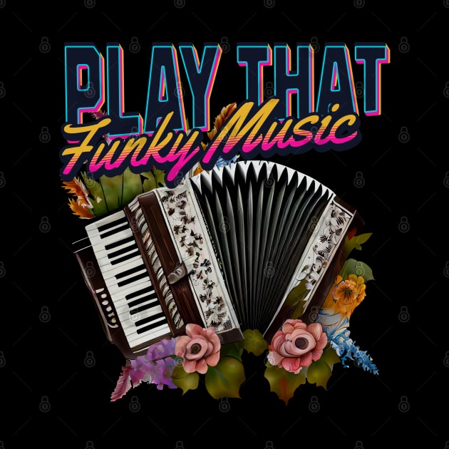 Funky Music Piano Accordion by RockReflections