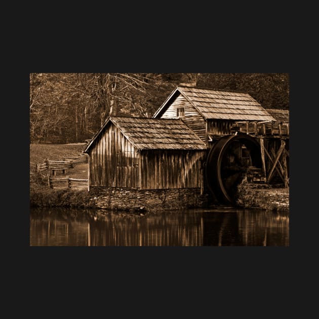 Mabry Monochrome Mill - Sepia Nostalgia by somadjinn