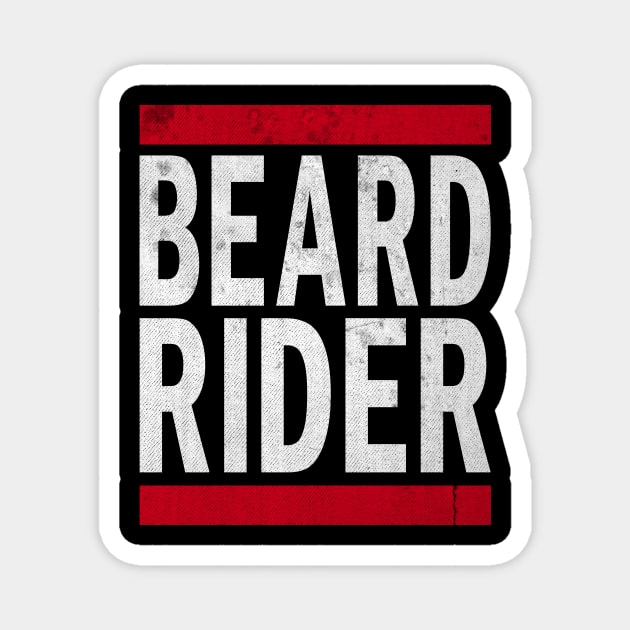 Beard Rider Magnet by POD Anytime