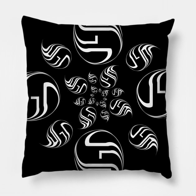 Droplet floral Pillow by vpan