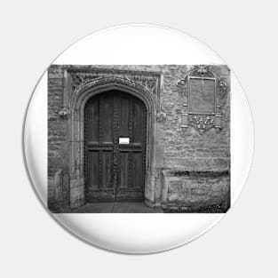 St. Andrew the Great Church Door. Cambridge, United Kingdom Pin