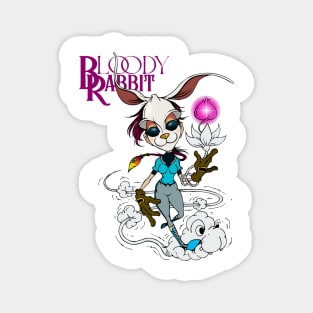 SKATING BLOODY RABBIT 00 Magnet