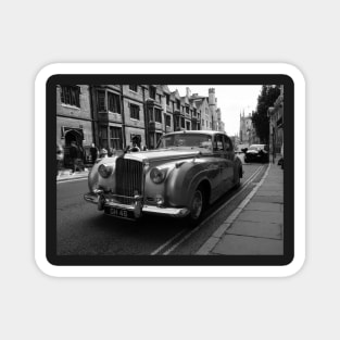 Classic luxurious vintage car in Cambridge, England, UK Magnet