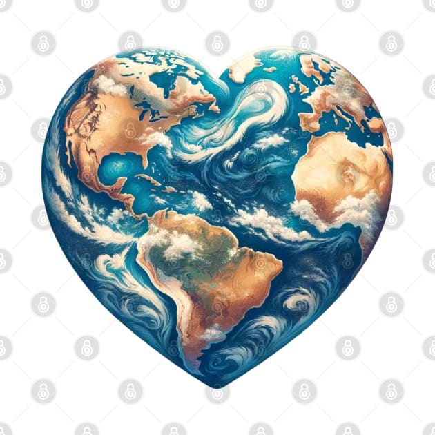 Heartfelt Earth Global Love by GracePaigePlaza