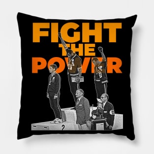 Fight the Power // 1968 Black Power Salute Tribute Pillow