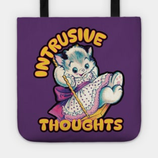 Intrusive Thoughts Kitten Tote