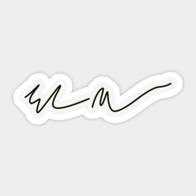 Elon Musk Signature Elon Musk Sticker Teepublic Uk