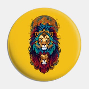 Head of the Lion Pin