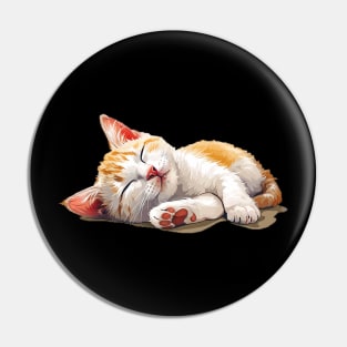 sleeping cat Pin