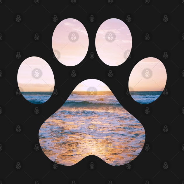 Beach Dog Paw by MilotheCorgi