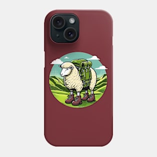 Hiking Sheep Pop Art Phone Case