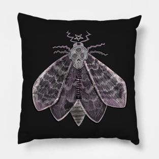 Goth Moth Pillow