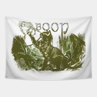 Cat Boop Skeleton Tapestry