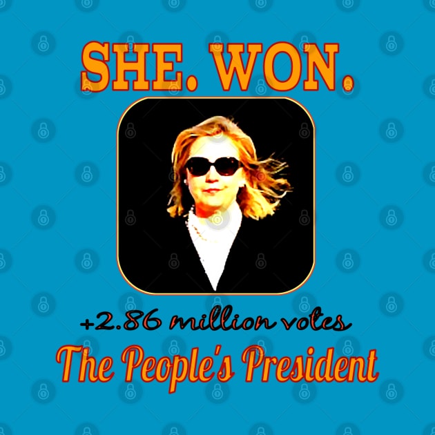 SHE. WON. by Jan4insight TeeStore