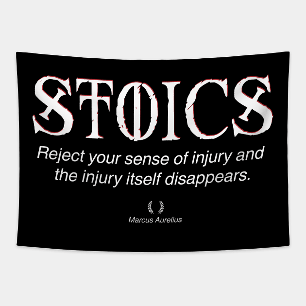 Stoics Marcus Aurelius quote Tapestry by emma17