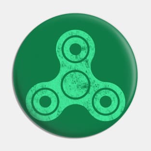 Distressed Fidget Spinner Pin