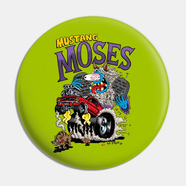 Mustang Moses Pin by LittleCozyNostril