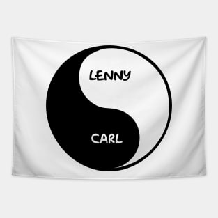 YinYang Lenny Carl Tapestry