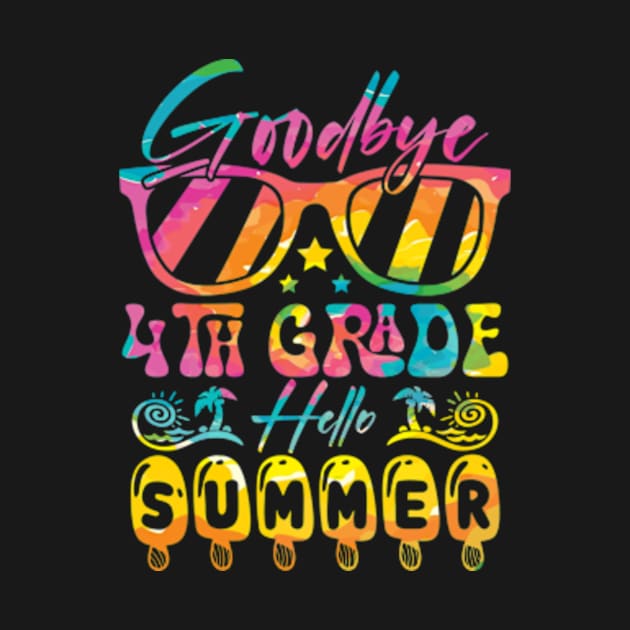 Goodbye 4th Grade Hello Summer tie dye by sindanke