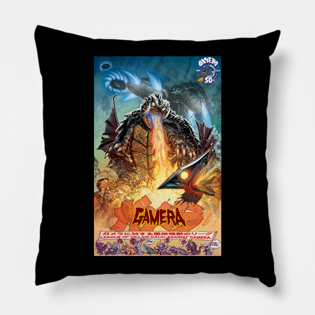 Gamera 50th Anniversary Gamera Pillow Teepublic