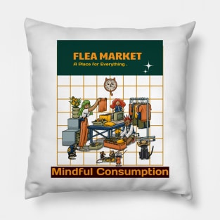 Mindful consumption Pillow