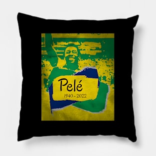 Pele 1940-2022 Rip Pillow