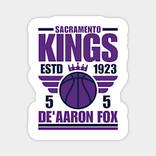 Sacramento Kings Fox 5 Basketball Retro Magnet