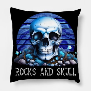 Rocks and Skull Pillow