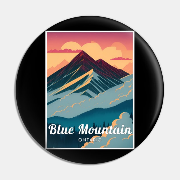 Blue Mountain ski - Ontario Pin by UbunTo