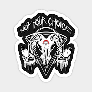 Pro-Choice Metal Tee Magnet