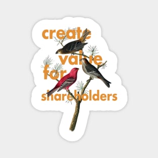 CREATE VALUE FOR SHAREHOLDERS Magnet