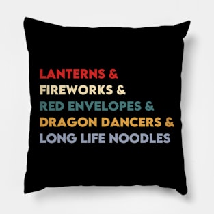 Lunar New Year List Pillow