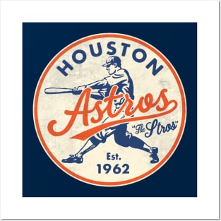 Houston Astros MLB Houston Astros EST 1962 Vintage T-Shirt - Ink