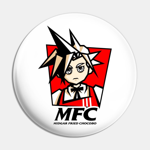 Midgar Fried Pin by demonigote