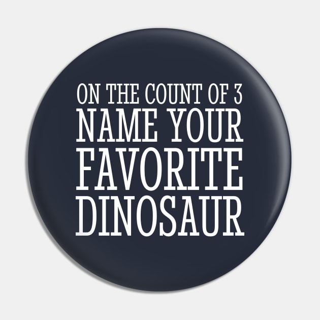 On the count of 3, name your favorite dinosaur Pin by BodinStreet