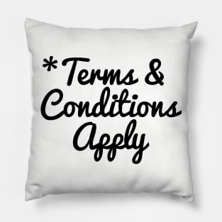 Lawyer Terms And Conditions Pillow